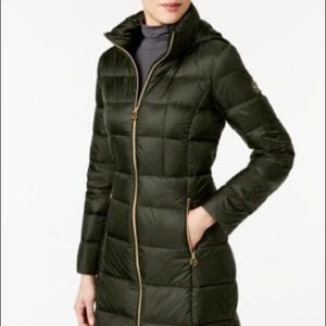 Michael Kors- Gunmetal Gray Brand New Puffer!